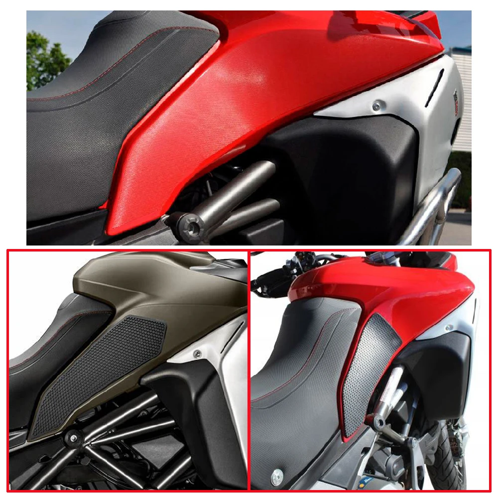 Подходит для Ducati Multistrada 1200 1260 ENDURO ABS 2016-2020, накладка на бак мотоцикла, накладка на топливный бак, боковая наколенница, противоскользящие накладки ﻿ (art.: 3920cc6d34007) - 3920cc6d34007