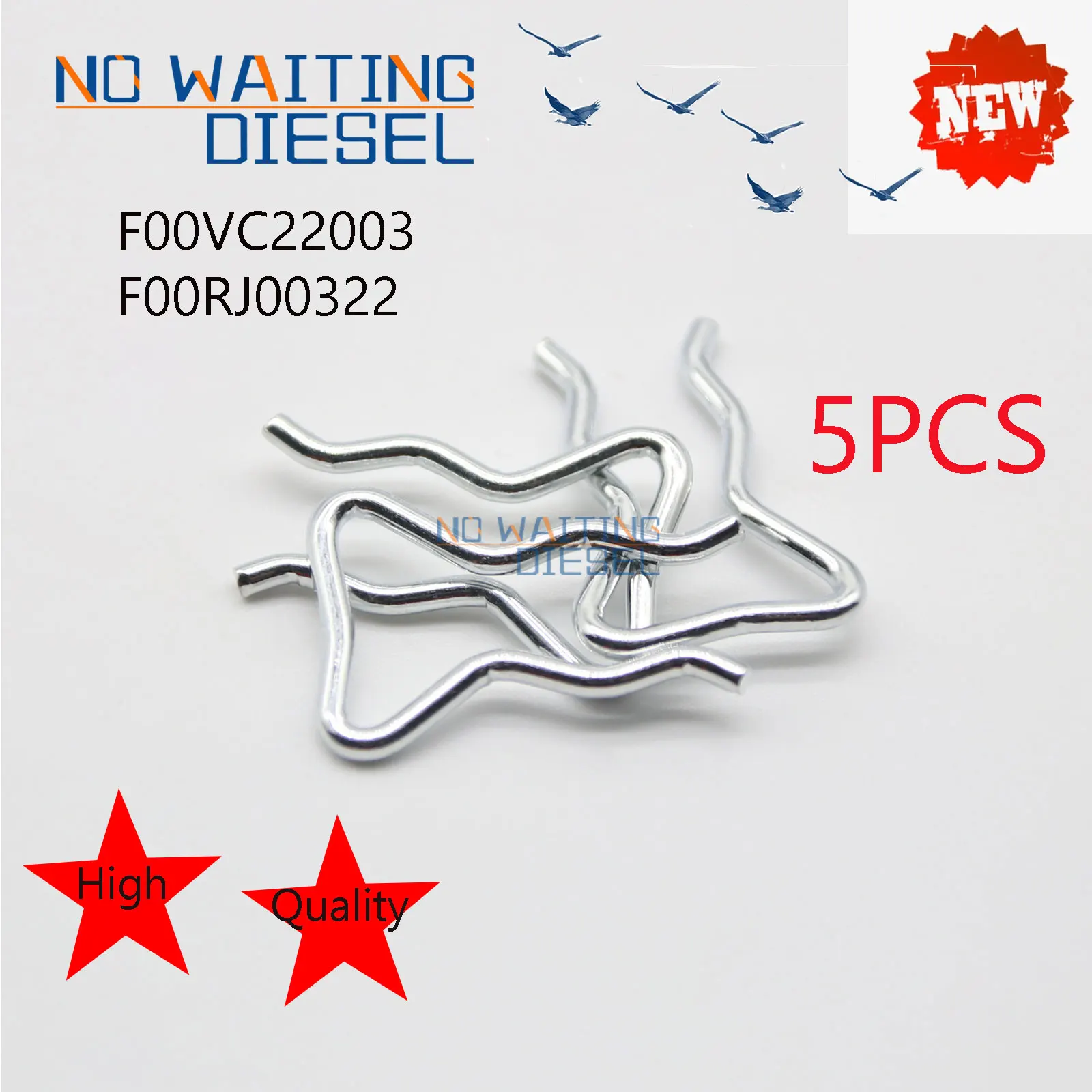 Зажимное седло F00rj00322 5 шт. зажим для дизельного топлива F 00r J00 322 F00r клапана Bosch