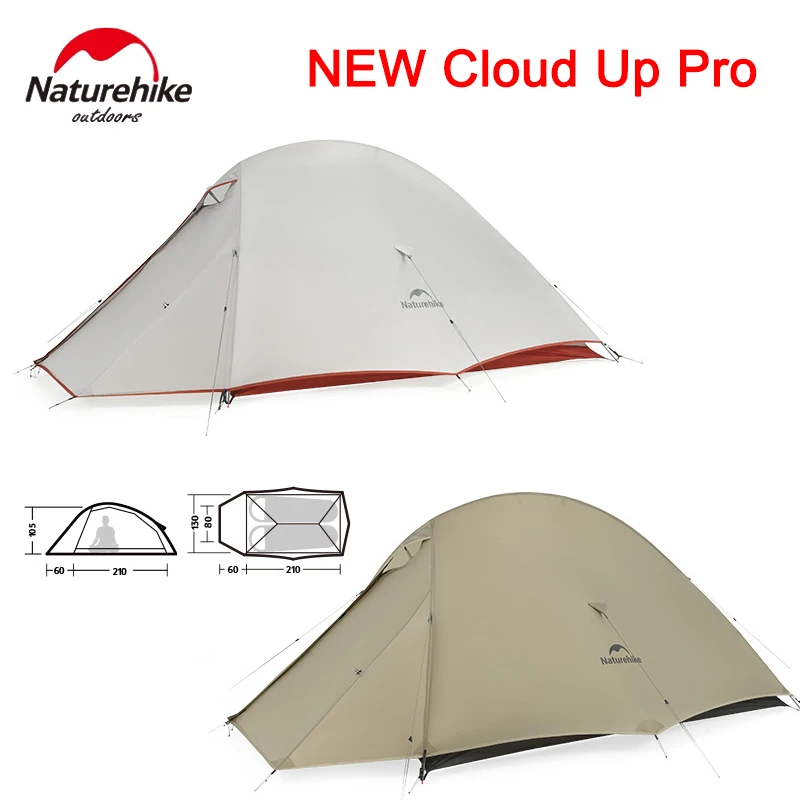 Naturehike новая палатка Cloud Up 2 Pro уличная ультра легкая 1 36 кг трехсезонная