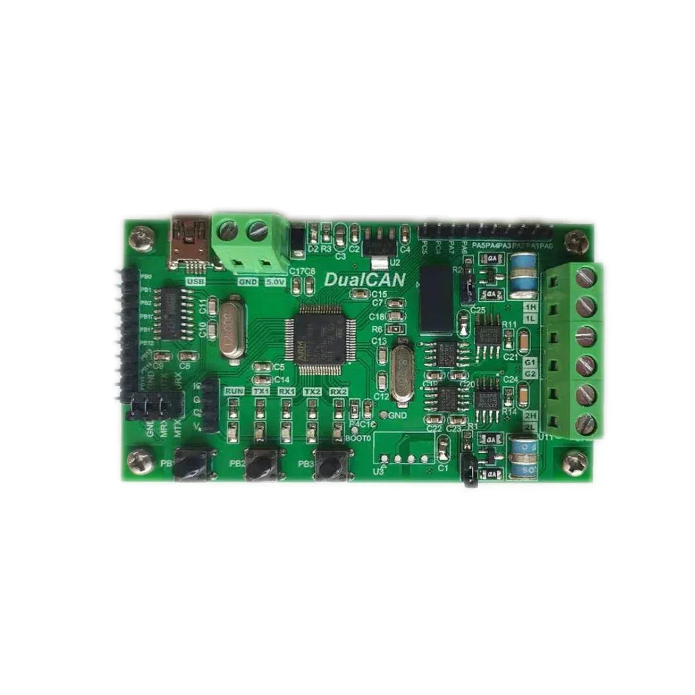 Двойная подставка для автомобиля двойная двусторонняя STM32 GD32 aislamiento CAN Bus