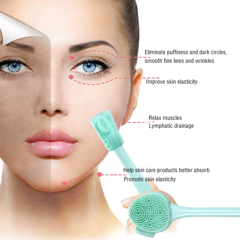 Силиконовая щетка для ухода за кожей лица средство удаления макияжа