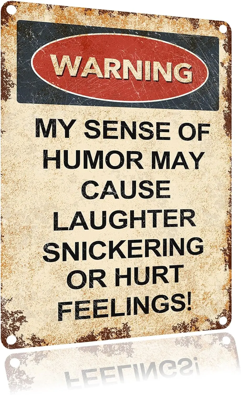 Забавные Саркастические металлические жестяные знаки. Мой чувство юмора может