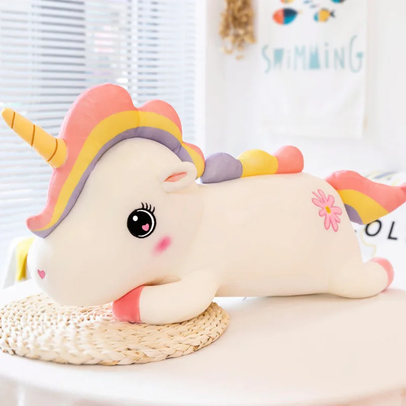 

40-120cm Kawaii Giant Unicorn Plush Toy Soft Stuffed Unicorn Soft Dolls Animal Horse Toy for Children Girl Pillow Birthday Gifts