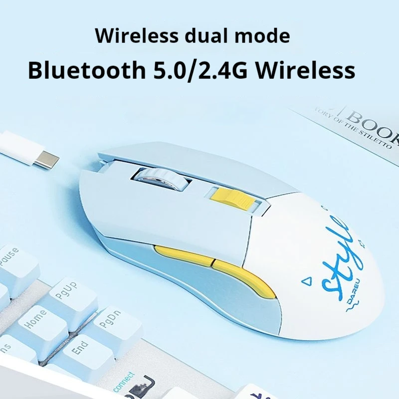 Беспроводная Bluetooth-мышь Baoshun Feng Daryou EM901 два режима Type-C