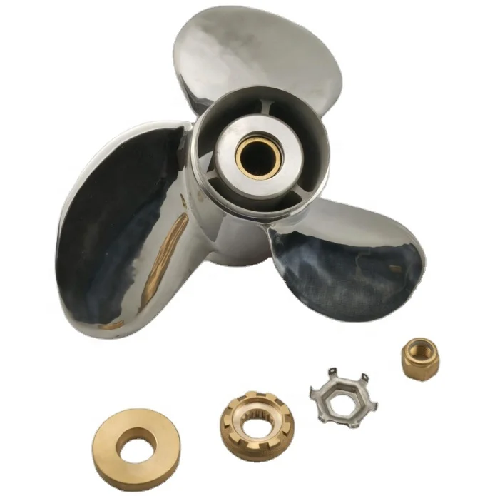 3-лопастной подвесной пропеллер R/L из нержавеющей стали 40-140 л.с. 13 7/8X21 для