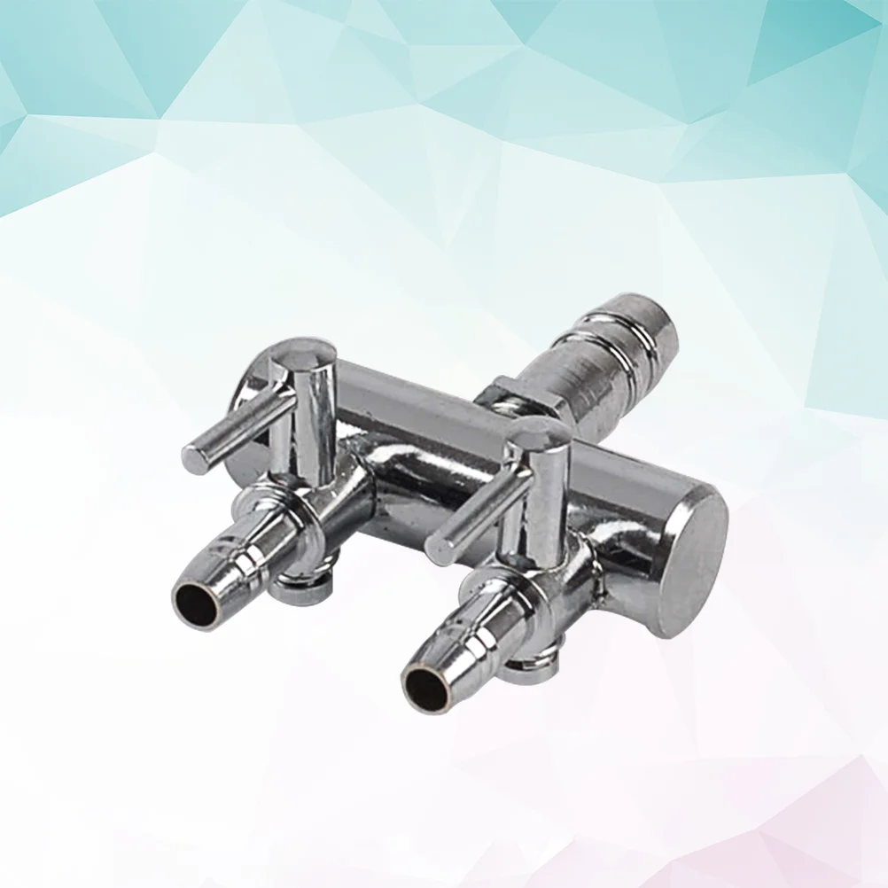 

Air Pump Flow Aquarium Distributor Lever Tank Splitter Control Switch Tube Stainless Steel Check Manifold Connector Accessories