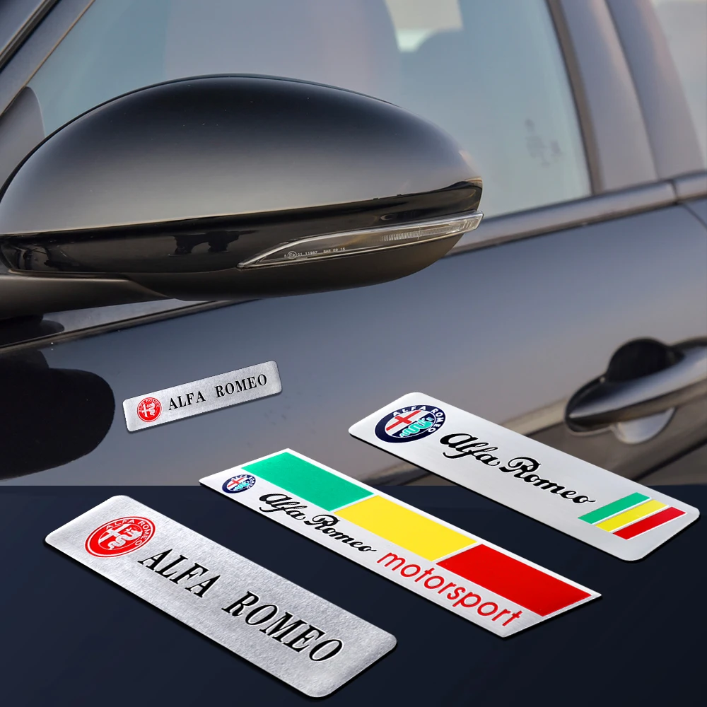 Наклейки значок 3D логотип алюминиевый металл эмблема автомобиля наклейка на