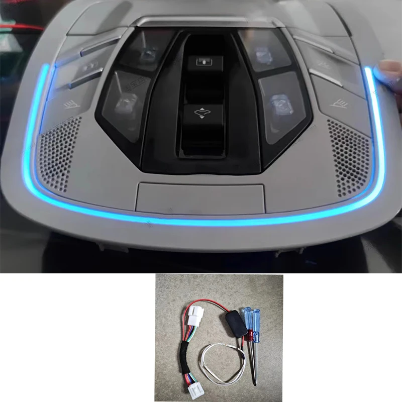 

Для Chery Tiggo 7 Pro 8 Pro 2021 2023, светильник для чтения, потолочный атмосферный светильник, модификация автомобиля, сменные аксессуары Para Auto