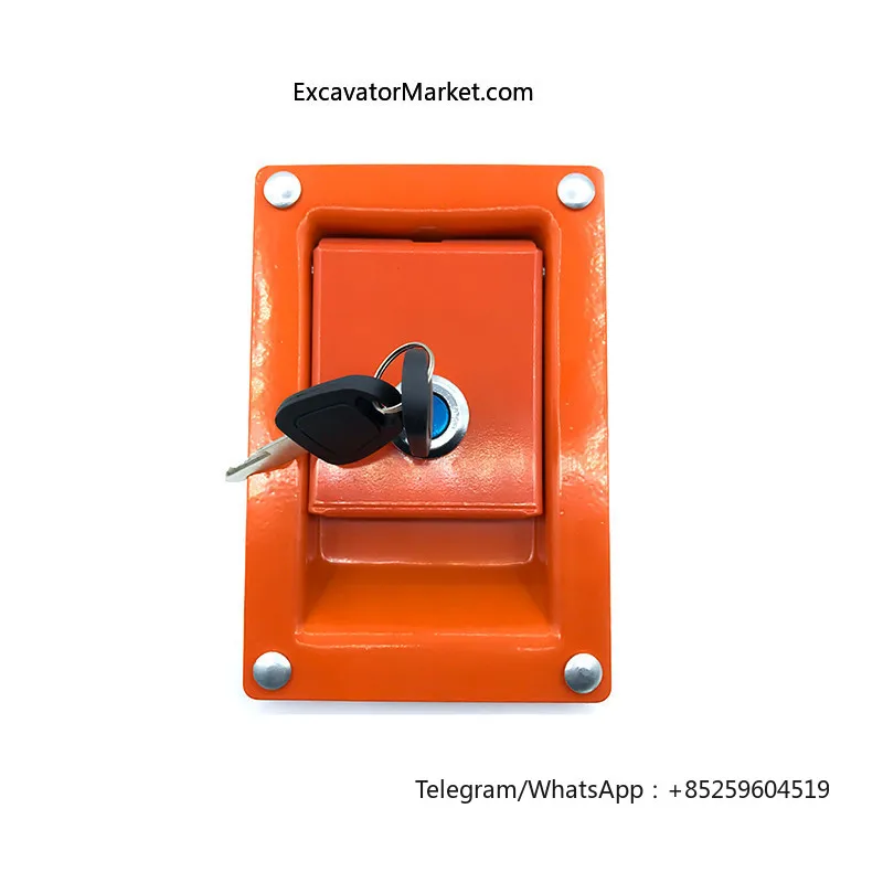 Дверной замок для кабины DOOSAN DH DX DAEWOO 55 60-9C в сборе с внутренней и внешней ручкой