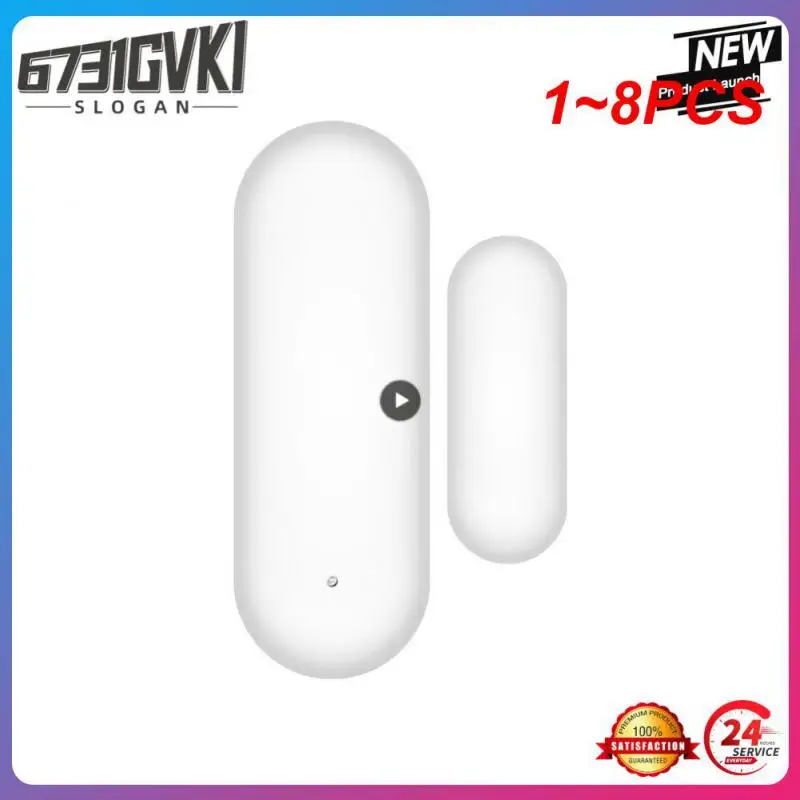 

1 ~ 8 шт. смарт-датчик двери Tuya WiFi/Zigbee, дверь, окно, открытый, закрытый детектор, умное устройство, приложение