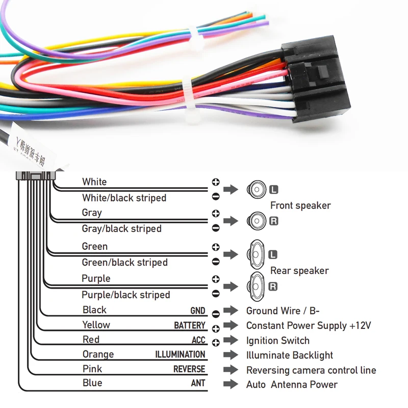 Адаптер жгут проводов Volkswagen Quadlock CAN Bus 16-контактный разъем для автомобильного