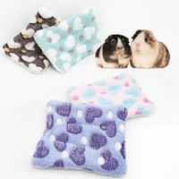 pet lamb velvet cotton pad small pet thickened warm nest pad rabbit chinchilla small cat and dog bed house winter warm nest pad