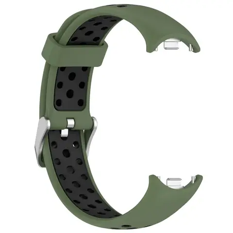 DITIPOO Силиконовый ремешок для Xiaomi Band 8 двухцветный