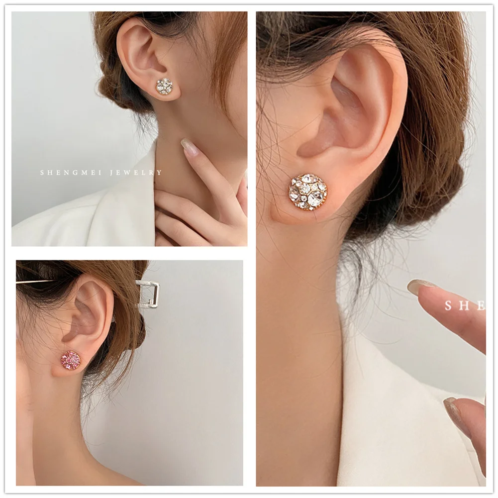 

Weight Loss Magnet Earring Zircon Crystal Strong Magnetic Therapy Slimming Health Care Power Clip Earrings Party Wedding Jewelry