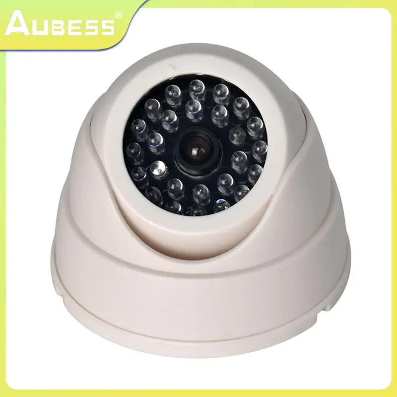 

Creative Power Via Aa Battery Dome Dummy Camera Plastic Fake Cctv Security Camera With Flashing Red Led Lights Indoor Outdoor