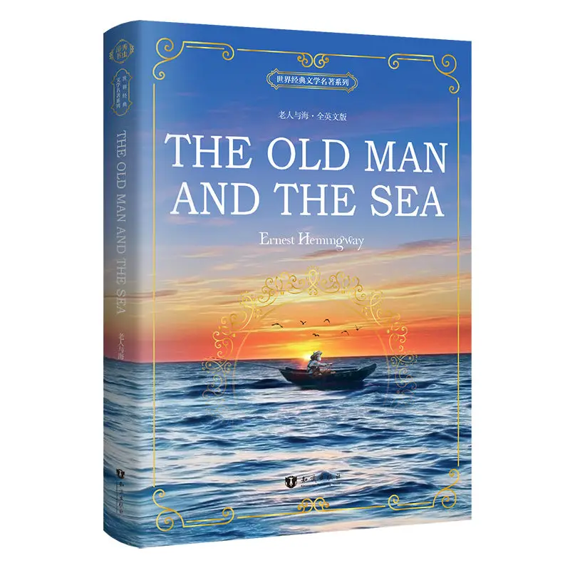 

The old man and the sea complete and uncut Hemingway English reading book full English original book world famous book