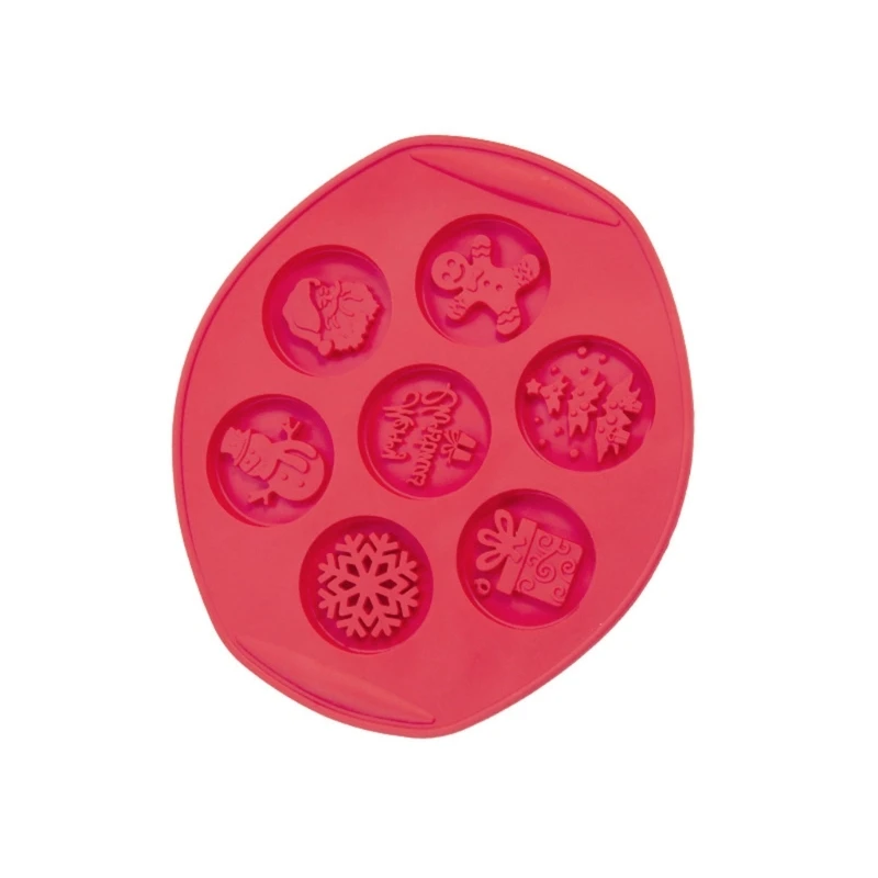 

Silicone Mousse Mould Christmas Themed Silicone Material Chocolate Molds