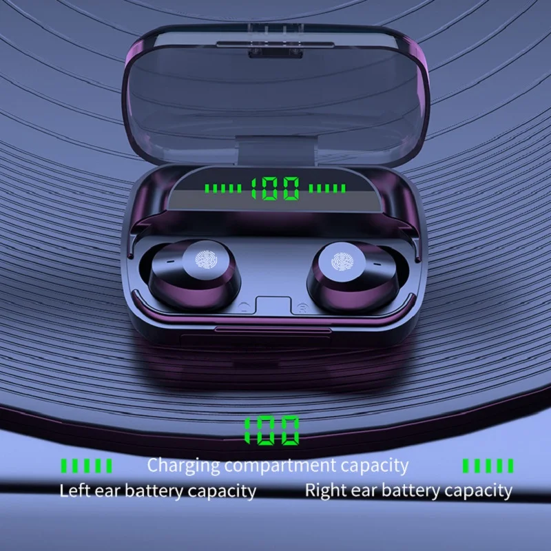 

2021 новая индивидуальная модель TWS Bluetooth-гарнитуры, беспроводная бинауральная спортивная водонепроницаемая мини-гарнитура OEM 5.1, Беспроводна...