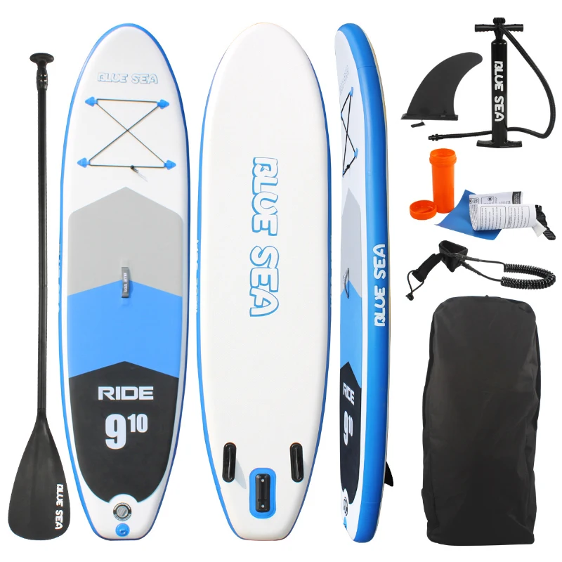 

Wholesale factory supply oem inflatable sup cheap price paddle boards surfing blue surfboard sale sup surf stand up board