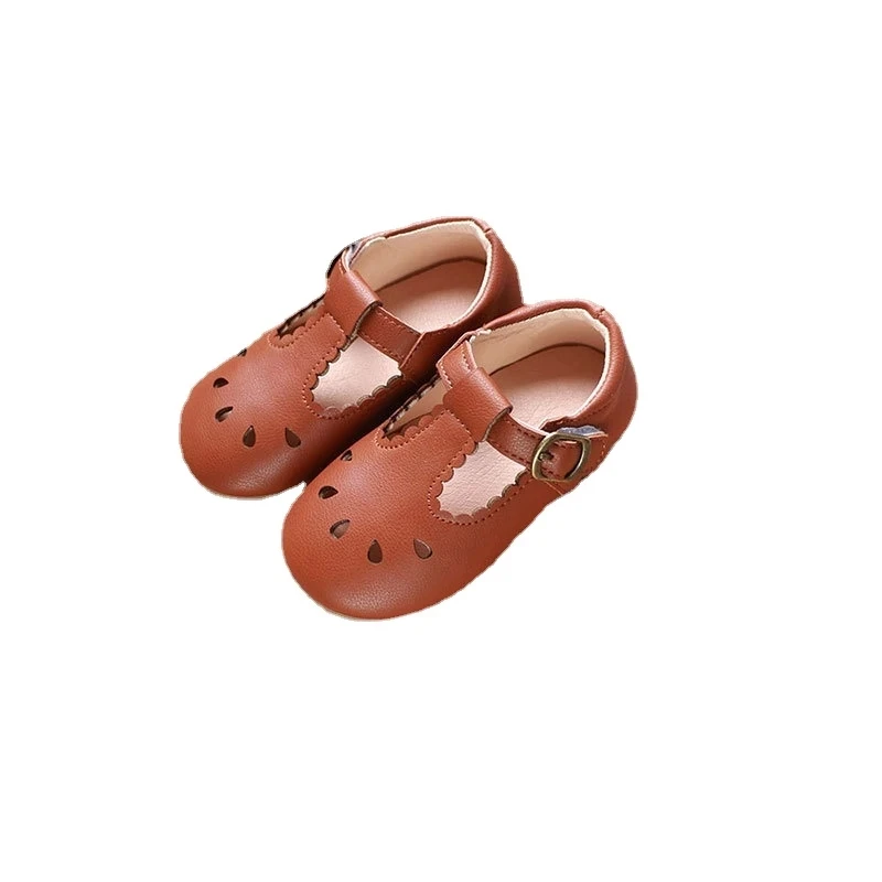 

2022 spring and autumn girls' casual leather shoes pp3290