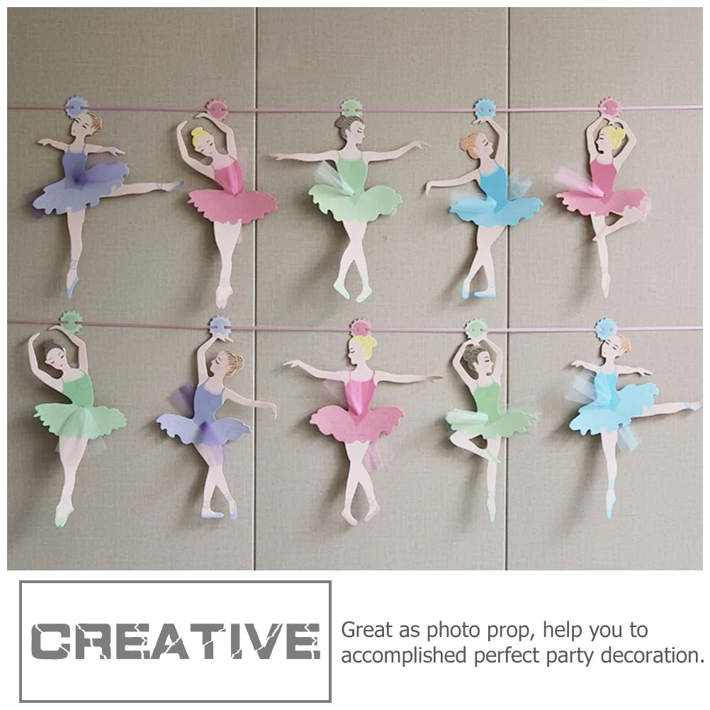 2 комплекта декорации для вечеринки в честь дня рождения девочек баннер