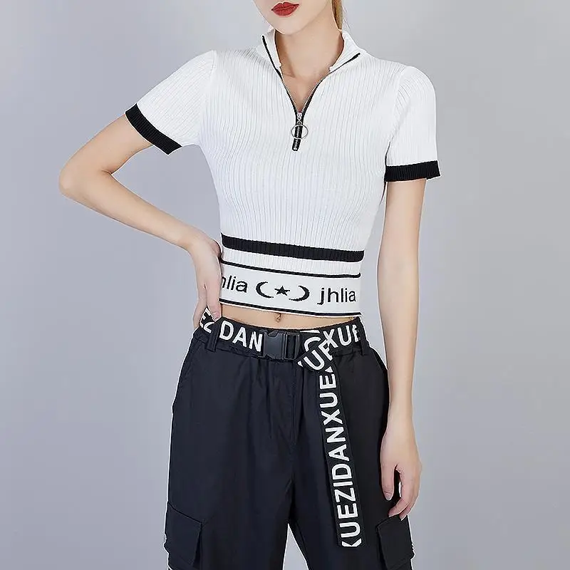 J.LINDEBERG Golf Wear for Women's Spring Women Golf Jacket Short Zip Parallel Hoodie Sports Golf Shirts Women's Golf Clothing