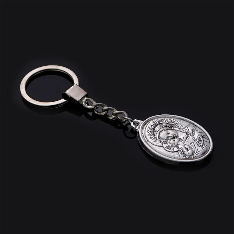 Брелок для ключей с изображением святых Кристофера брелок Подарочная бижутерия