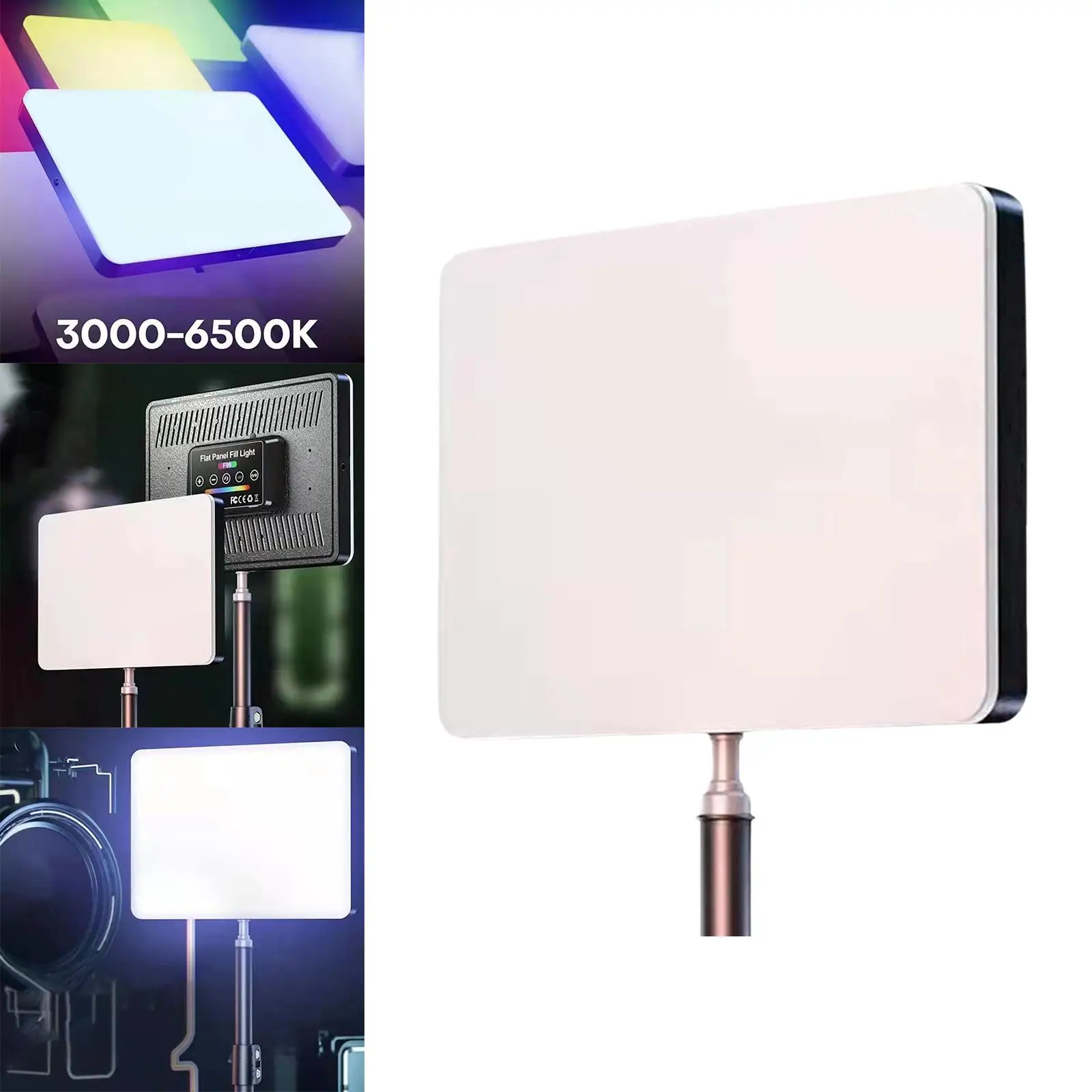 

Светодиодсветильник RGB-лампа для видеосъемки, 40 Вт, 3000-6500 К