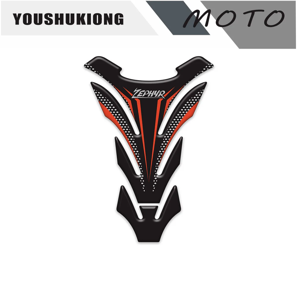 

3D Universal Motorcycle Tank Pad Protector Sticker Case For Kawasaki zephyr1100 ZR 440X