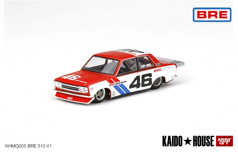 

Kaido House x MINI GT 1:64 Datsun 510 Pro Street BRE510 V1 /V2 Car