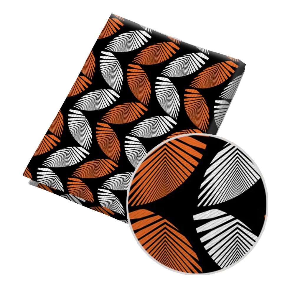 

50*145cm Ink Painting Flowers Polyester Fabric Printed Twill Fabrics Sheet DIY Dress Handbag Sewing Materials