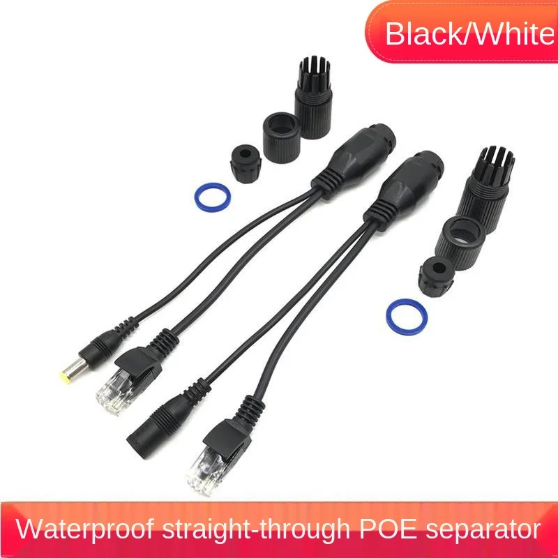 Hot POE Cable Passive Power Over Ethernet Adapter Cable POE Splitter Injector Power Supply Module 12-48v for IP Camera