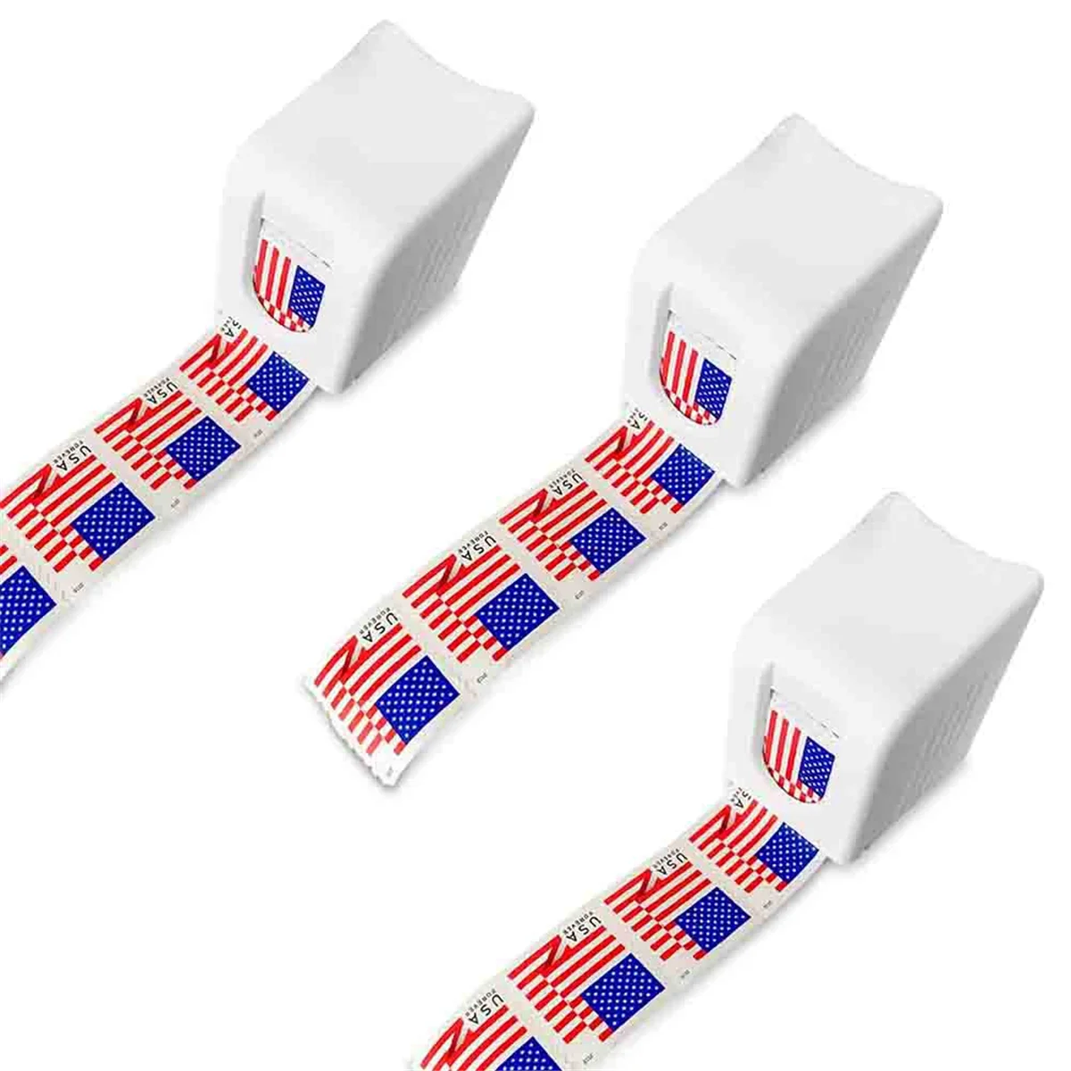 3 упаковки диспенсера почтовых штампов в рулоне из 100 расходов