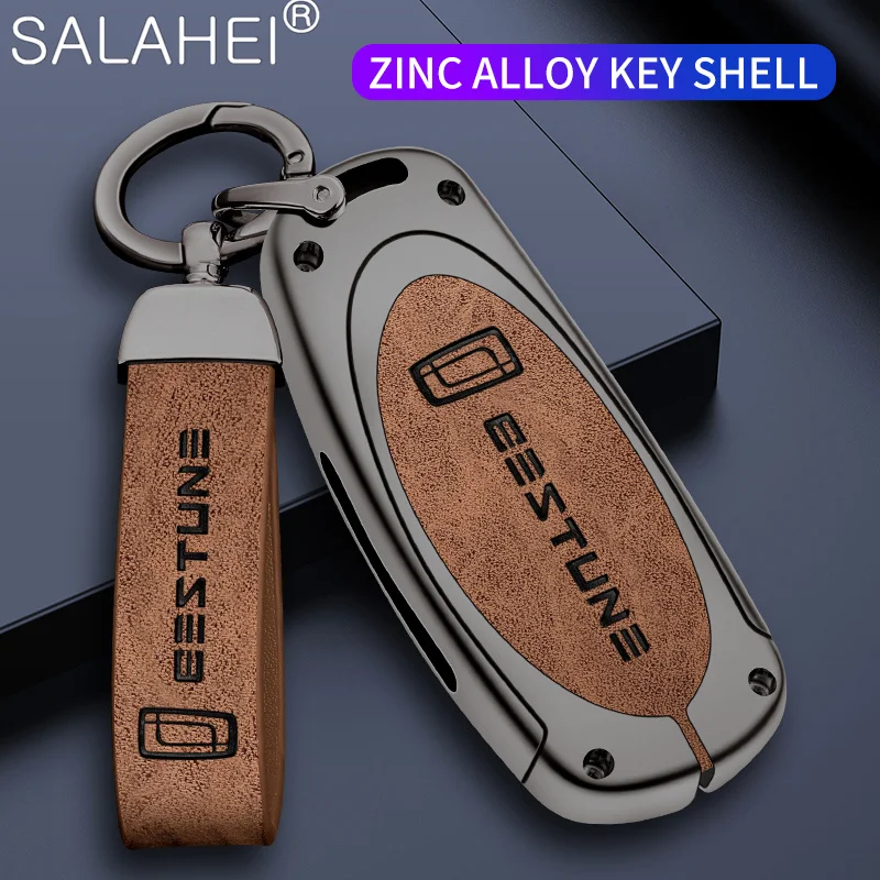 

Zinc Alloy Car Smart Remote Key Full Cover Case Holder Shell Protector For FAW Bestune B70 B70S T55 T77Pro T33 T77 T99 Accessory