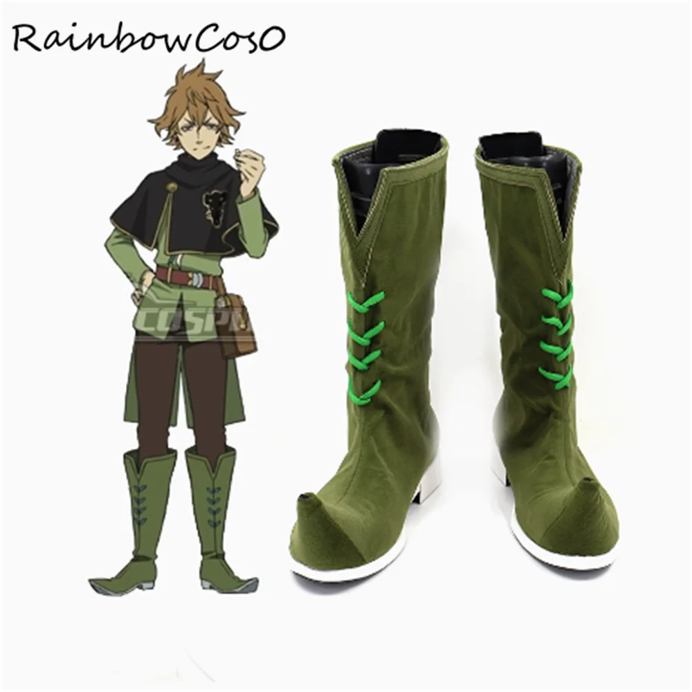 Обувь для косплея черного клевера Finral Roulacase сапоги аниме Хэллоуин RainbowCos0 W4290