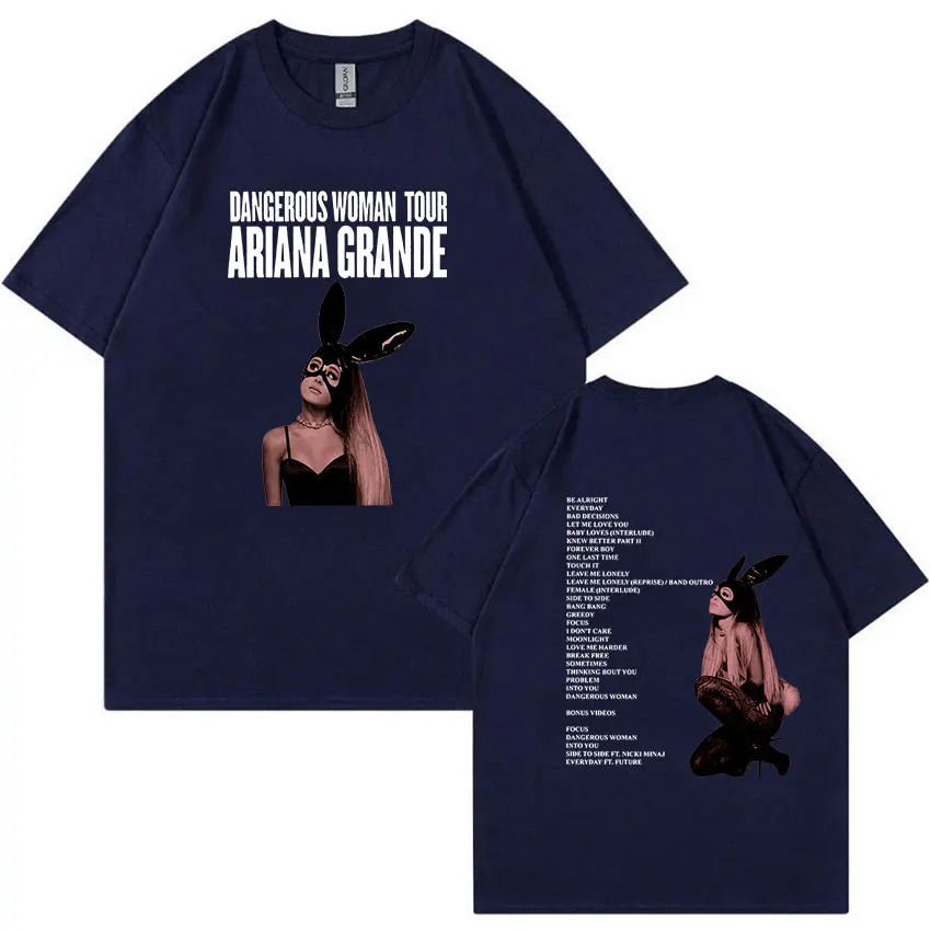 Футболка Ariana Grande с принтом опасных женщин и альбомов модная Ретро футболка