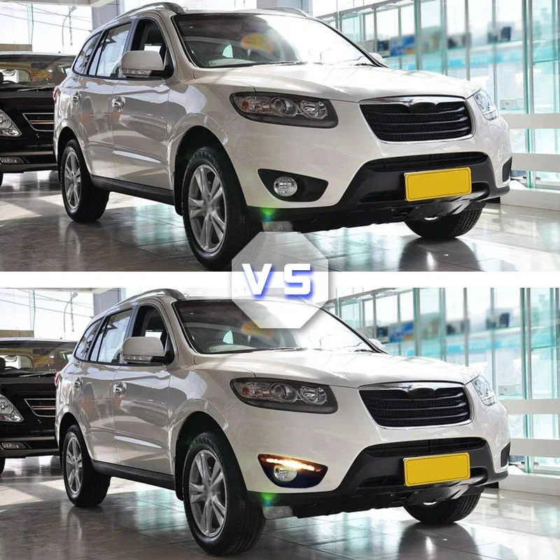 Для Hyundai Santa Fe SantaFe 2010 2011 2012 дневные ходовые огни светильник DRL светодиодный