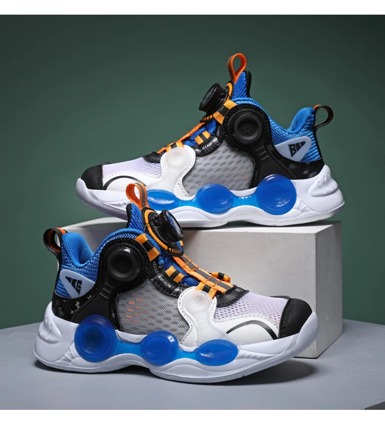 

Hot selling kids basketball shoes boys running sneakers high quality comfortable running kids casual kids shoes