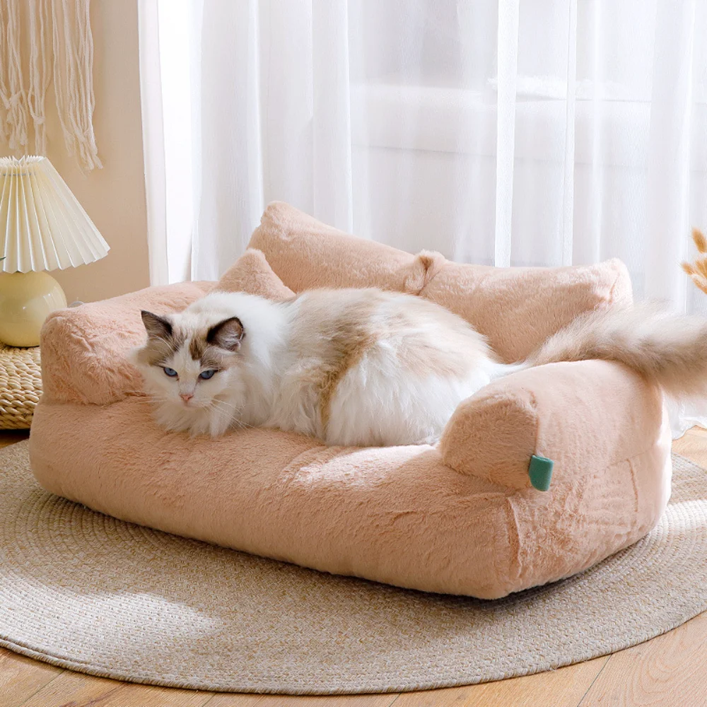 

Four Season Universal Pets Nest Super Soft Sofa Dog & Cat Bed Washable Winter Warm Luxury Coral Velvet Dogs Kennel Pet Supplies