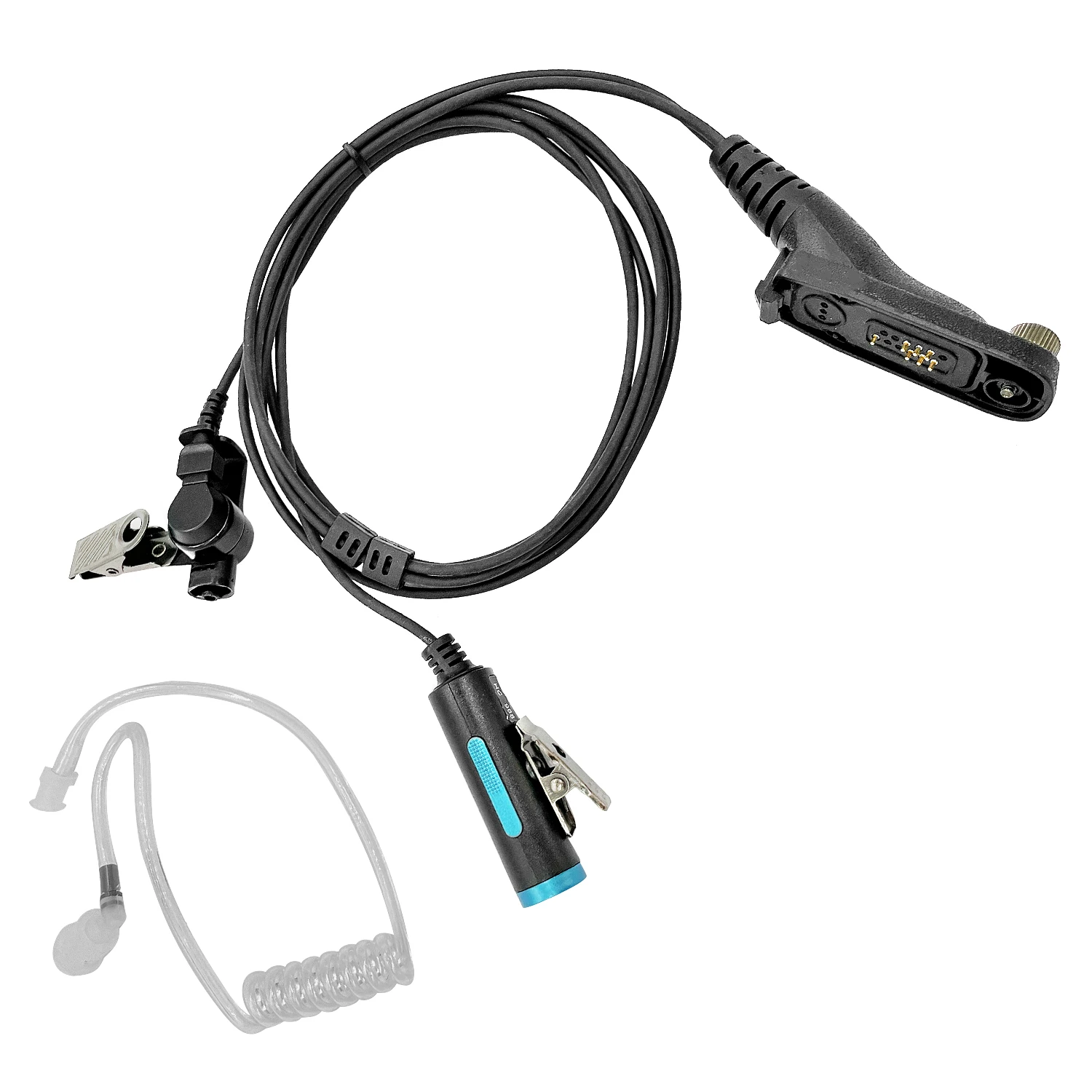 RISENKE Earpiece for Motorola APX6000 APX7000 XPR6100 XPR6550 XPR7350 XPR7380e APX4000 Radio Walkie Talkie Headset with Mic