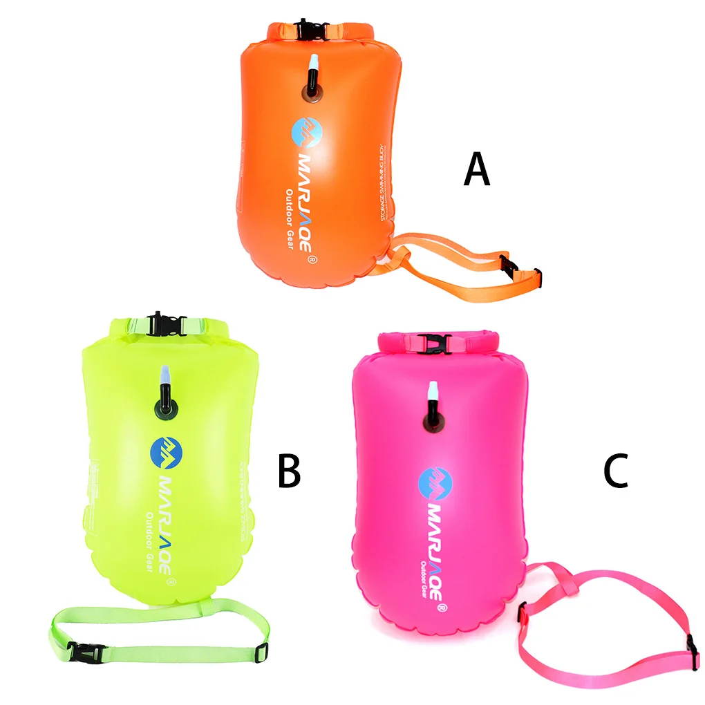 

Swimming Bag Inflatable Waterproof Buoy Water Sports Container Pouch Improving Tool Equipment Bags Children Yellow