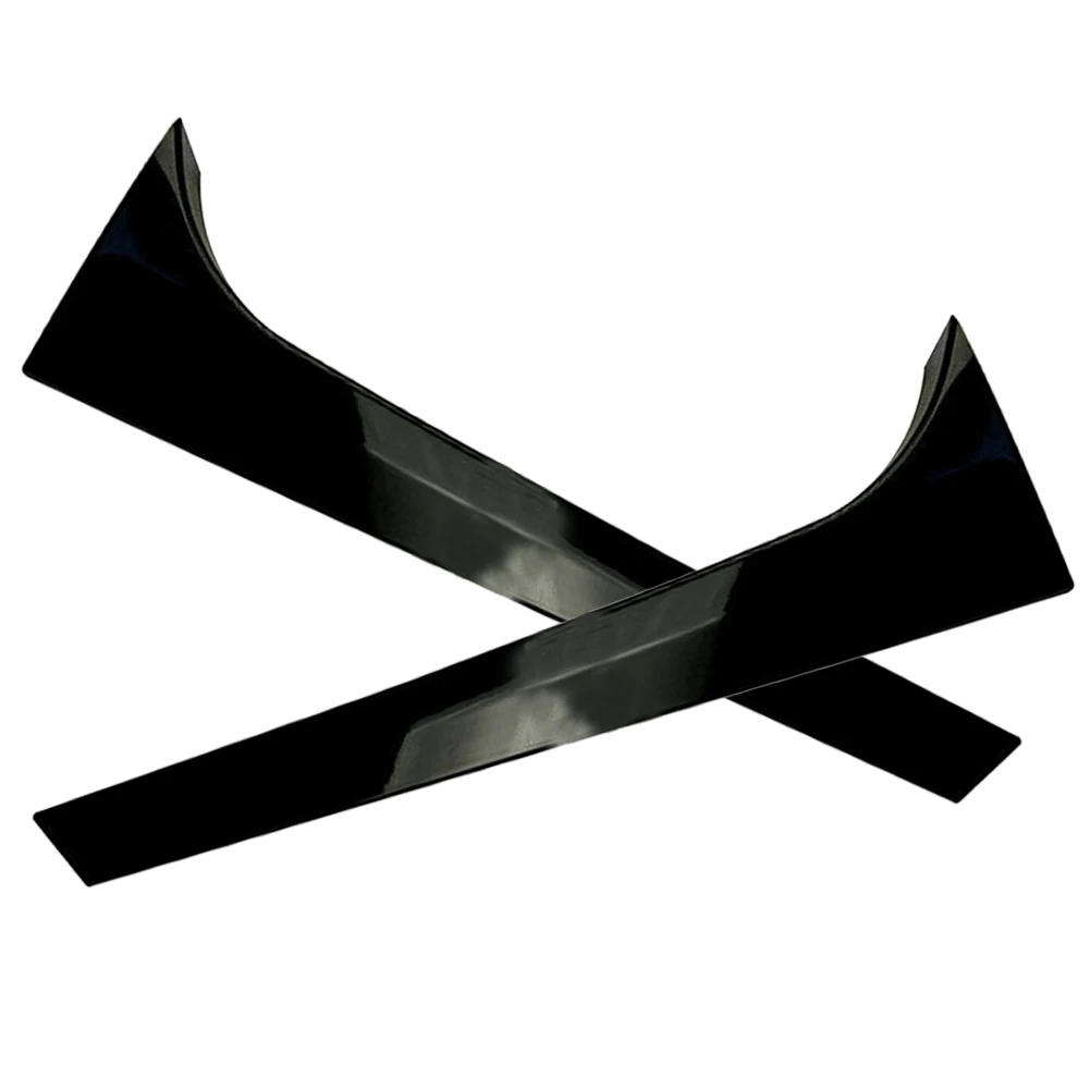 Глянцевый черный спойлер на заднее окно автомобиля накладка боковое крыло декор