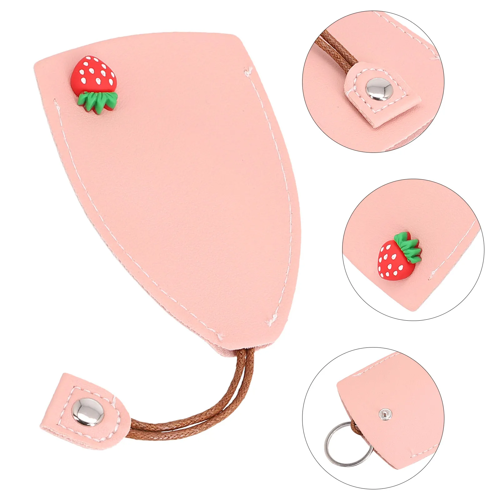 

Soft and Comfortable Creative PullOut Key Case Cover Large Capacity Key Sleeve Keychain Bag PU Leather Material