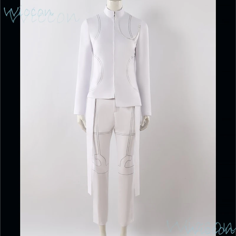 Ivan Anime Alien Stage R 6 Round Косплей Костюм Опора Черный Парик Белый Женский Мужской