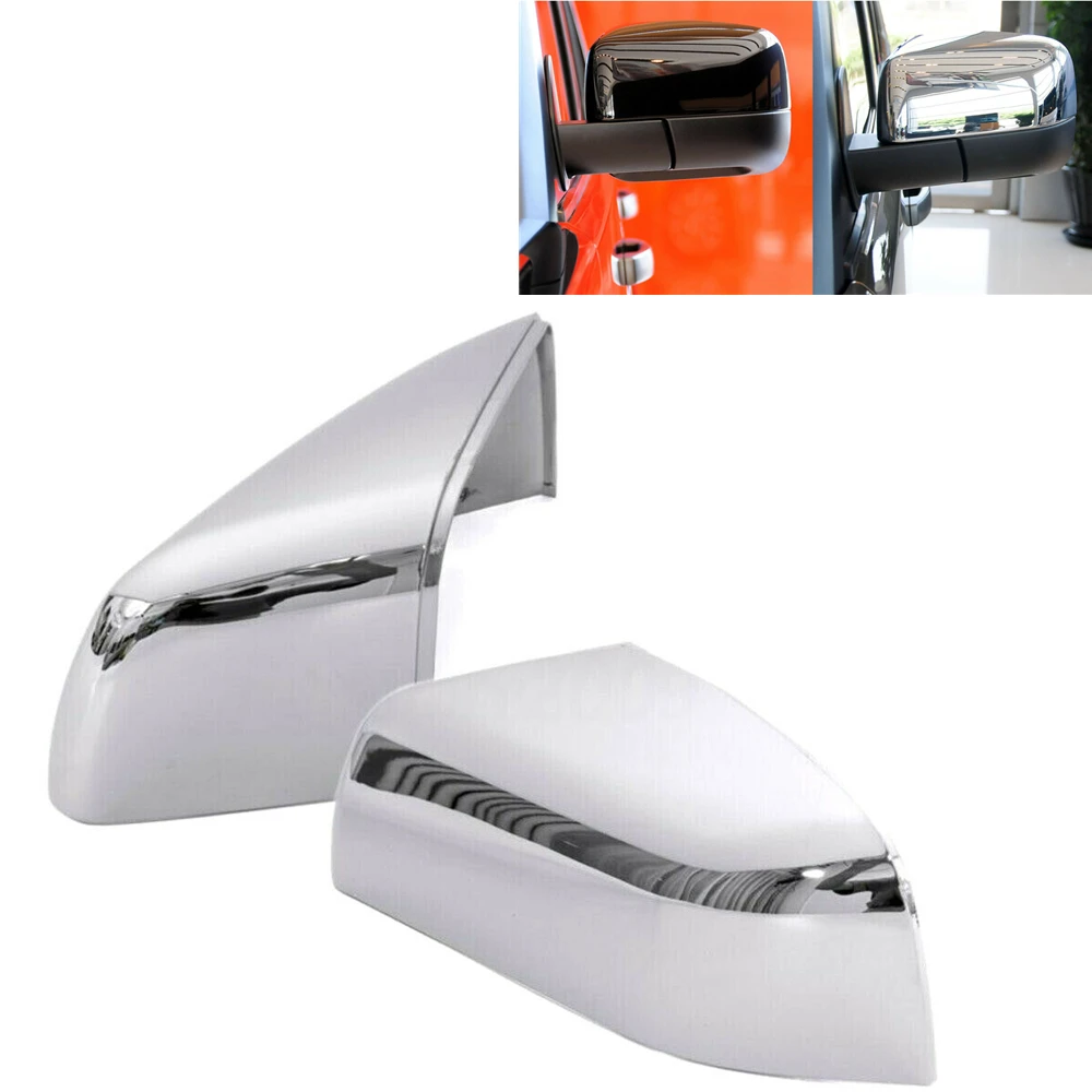 

Chrome White Car Exterior Mirror Cover Side Rear View Cap Reverse Shell Case For Land Rover Range Rover LR2 LR4 Sport