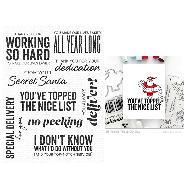 

2023 New Christmas Top-Notch Service Clear Stamps Cutting Dies Scrapbooking for Paper Making Frame Card