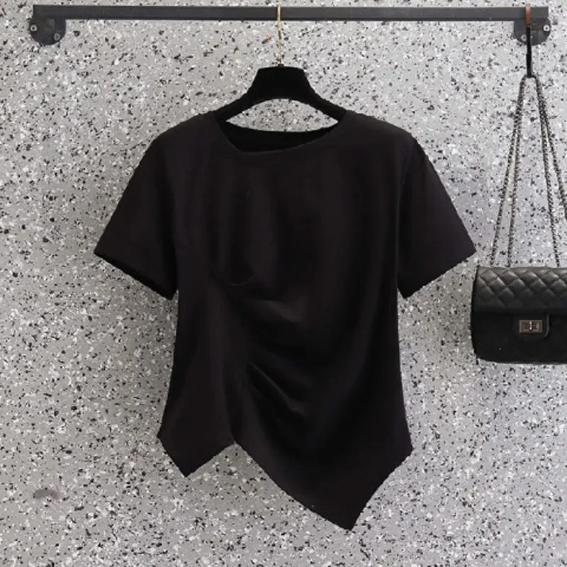 

Новая женская одежда выглядит асимметричным низом GRAY22