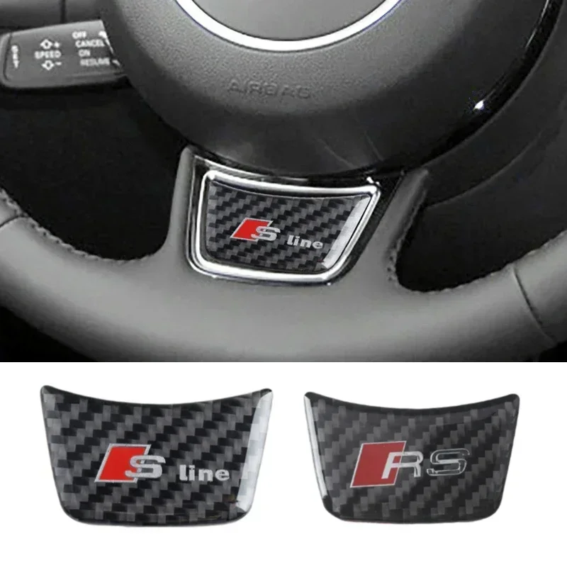 Фото Автоматическая наклейка на руль для Audi Sline RS S3 A7 A1 A5 A4 A3 B7 Q7 TT A6 Q5 B8 Q3 80 R8 A8 C7 B5 Q2 Аксессуары для стайлинга автомобилей №2