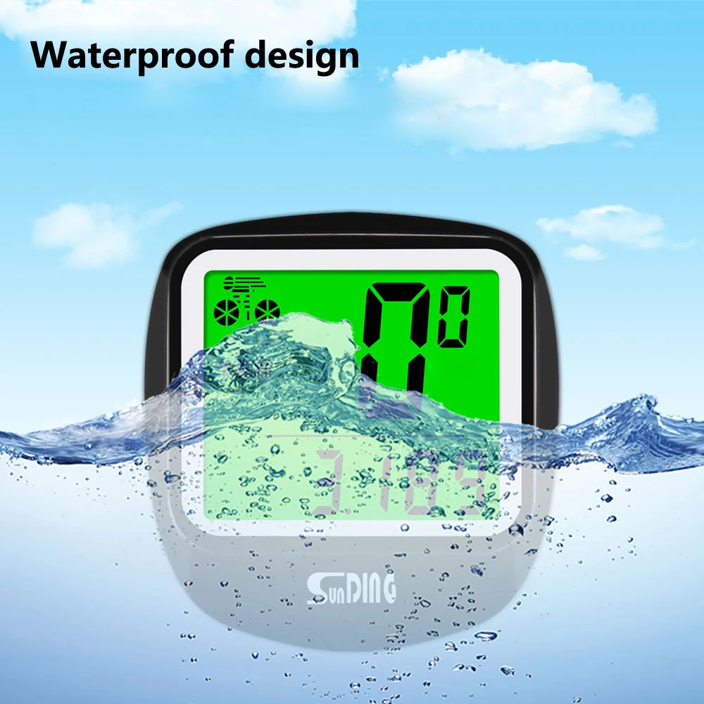 Портативный компьютер велосипедный спидометр ЖК-дисплей стабильный одометр