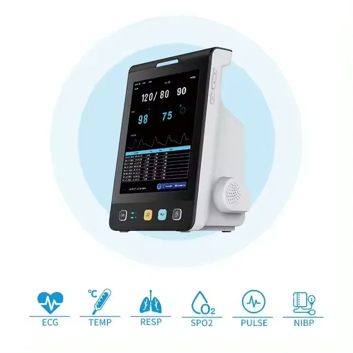 IE8 8-дюймовый портативный пациент для сердечного ритма с защитой от фибрилляции